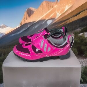 Garneau Pink Cycling Jade Biking Shoes Women Size 11.5 Rare TRI‎ X Speed Clean